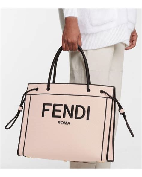 fendi roma bag pink|fendi roma tote bag price.